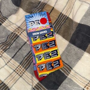 NWT Colorful PEZ Crew Socks
